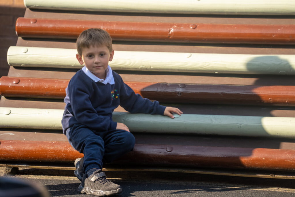 Pupils at Well Lane Primary School